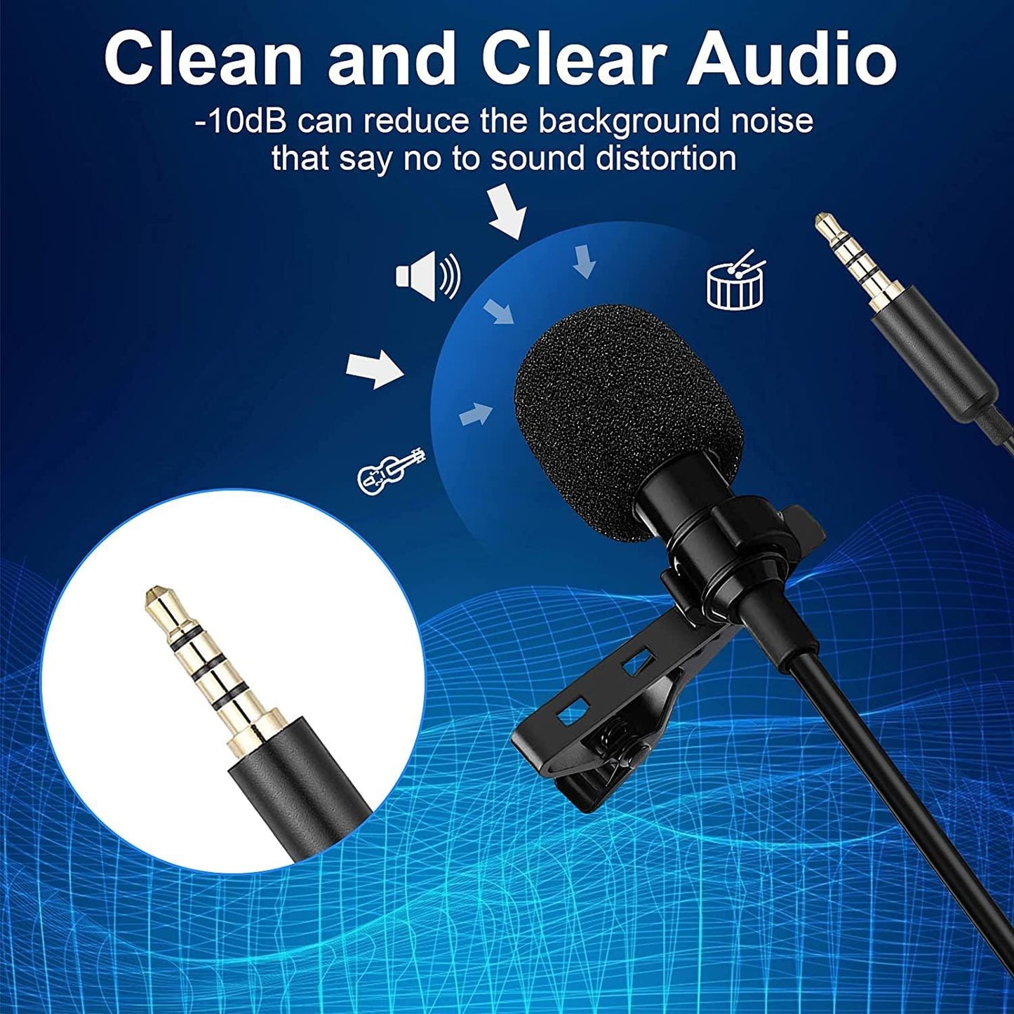 🎤 Dynamic USB collar Mic