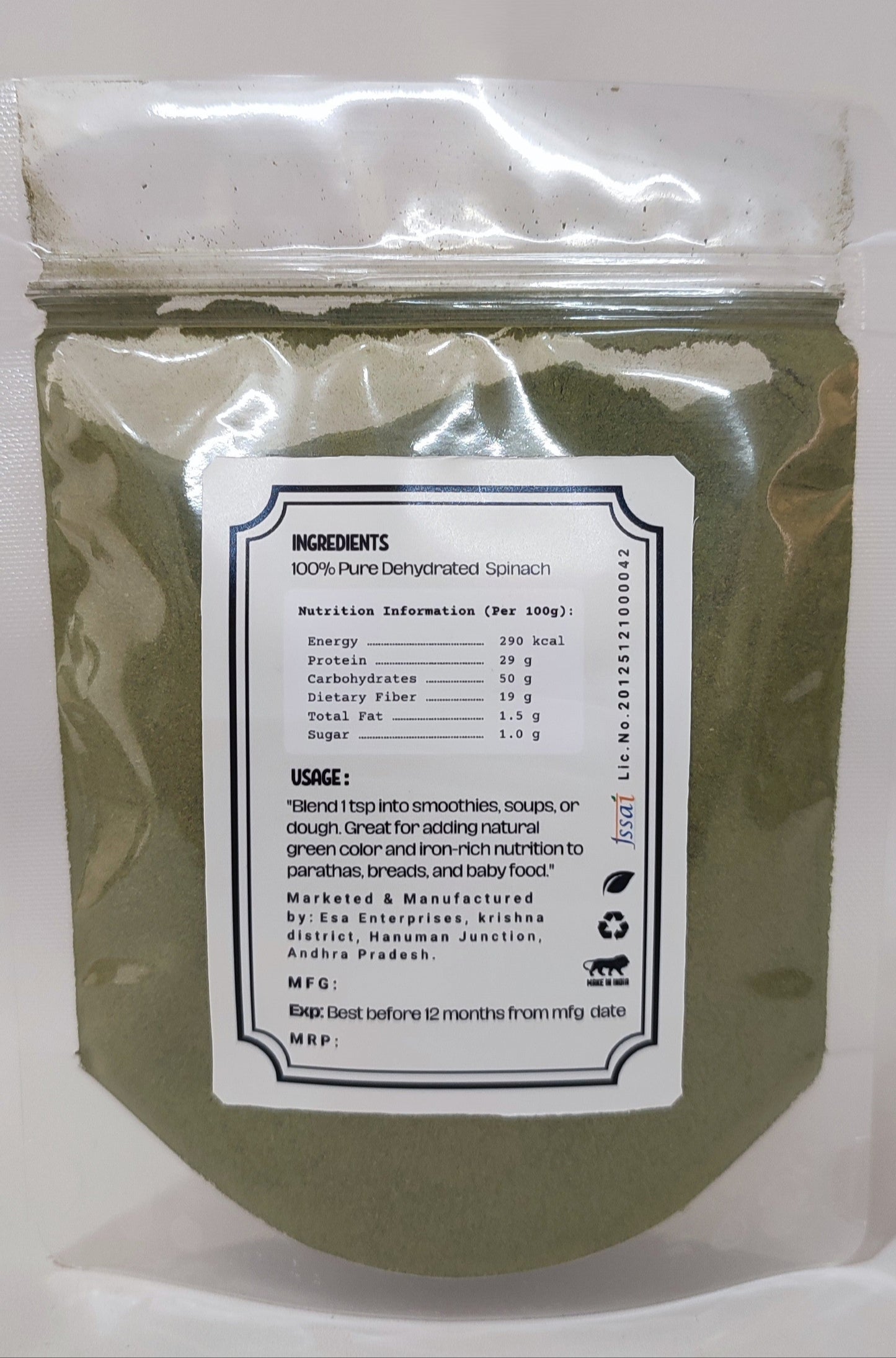 NutriQuest Spinach Powder