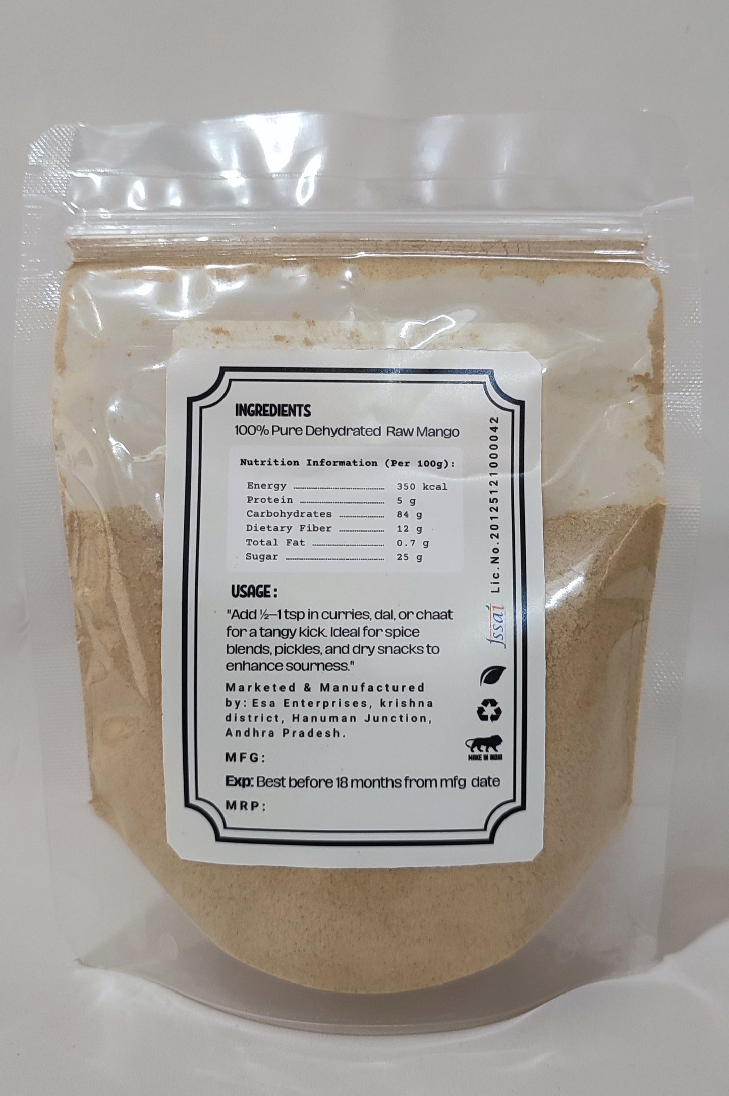 NutriQuest Amchur (Dry Mango) Powder