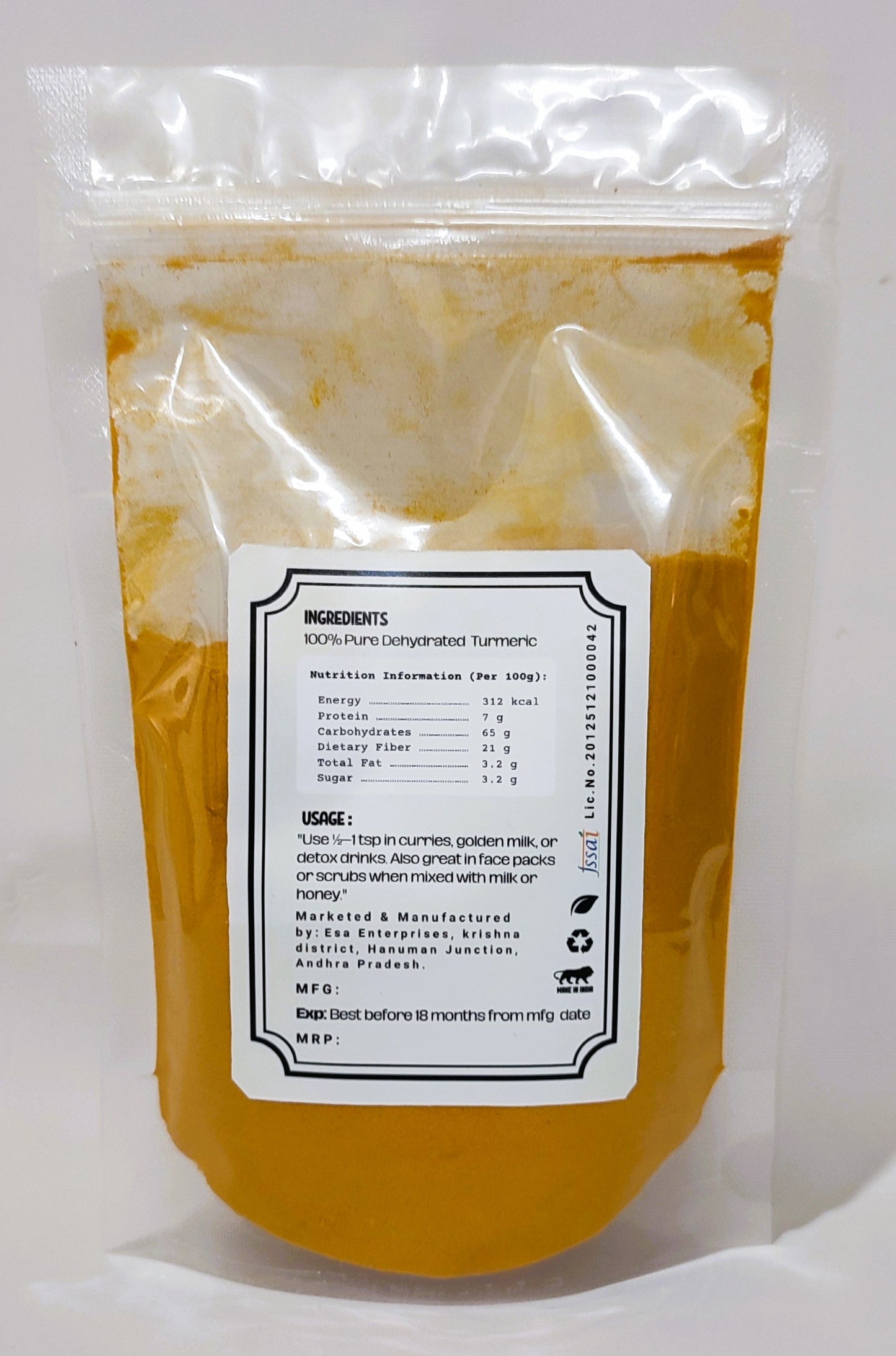 NutriQuest Turmeric Powder