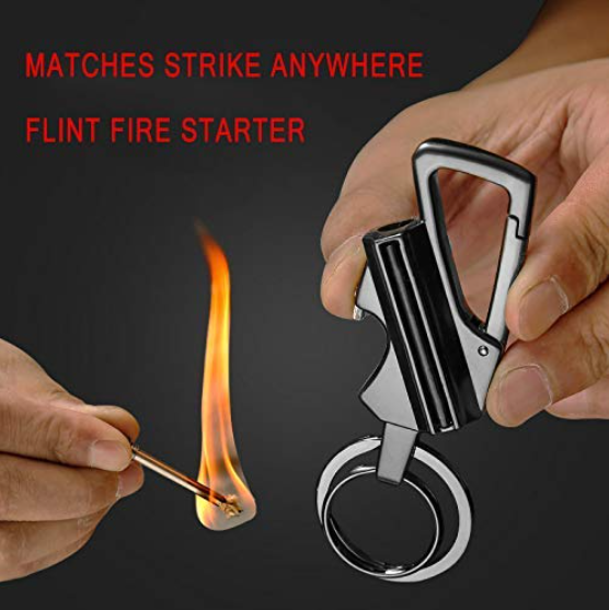 🔥 Matchstick Fire Starter Keychain Bottle Opener