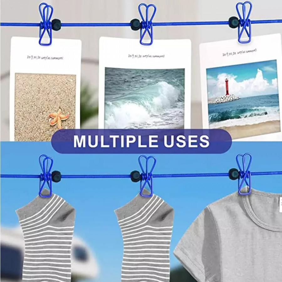 🌟 12 PC Travel Clothesline 🌟