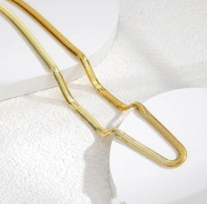 🐍 Men's Golden Snake Chain