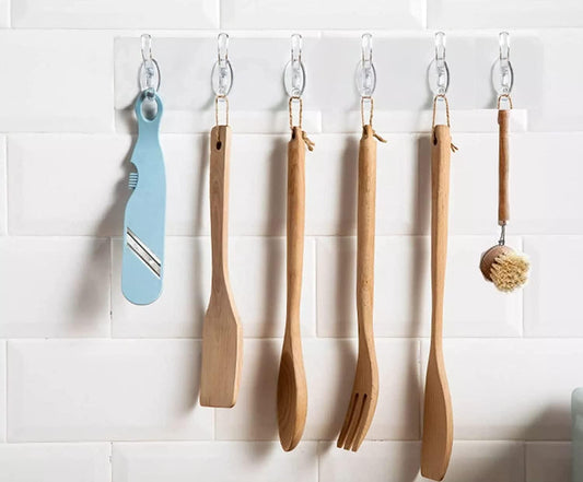 🛠️ Self-Adhesive Wall Hanger (6 Hooks) ✨