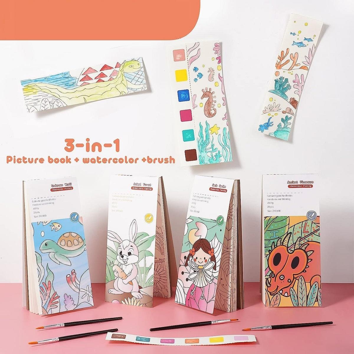 🎨 Pocket Water colour Painting Book 🌟