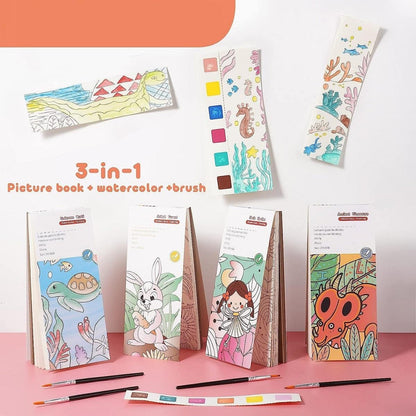 🎨 Pocket Water colour Painting Book 🌟