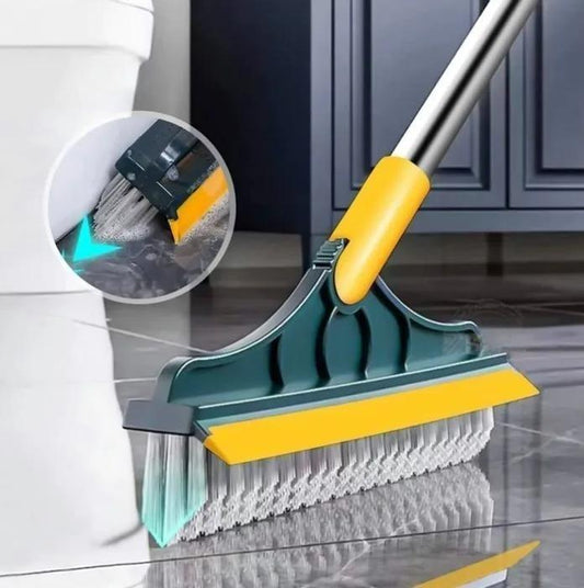 🧹 2-in-1 Cleaning Brush with Wiper