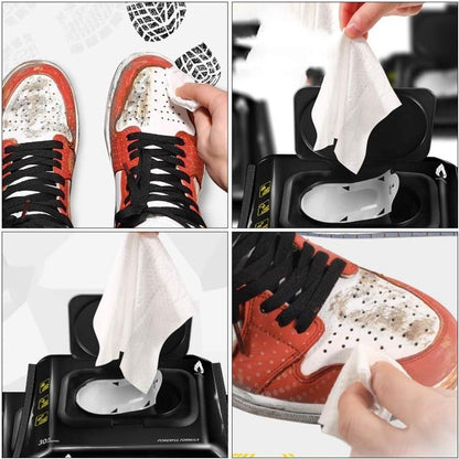 🧽 Natural Sneaker & Shoe Cleaner Wipes (Pack of 80)