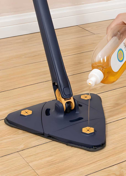 🧹 Blue Squeezing Triangle Cleaning Mop