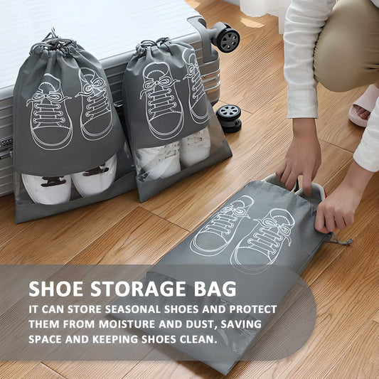 👟 Travel Shoe Organizer Bag - Pack of 5 & 10 🌟
