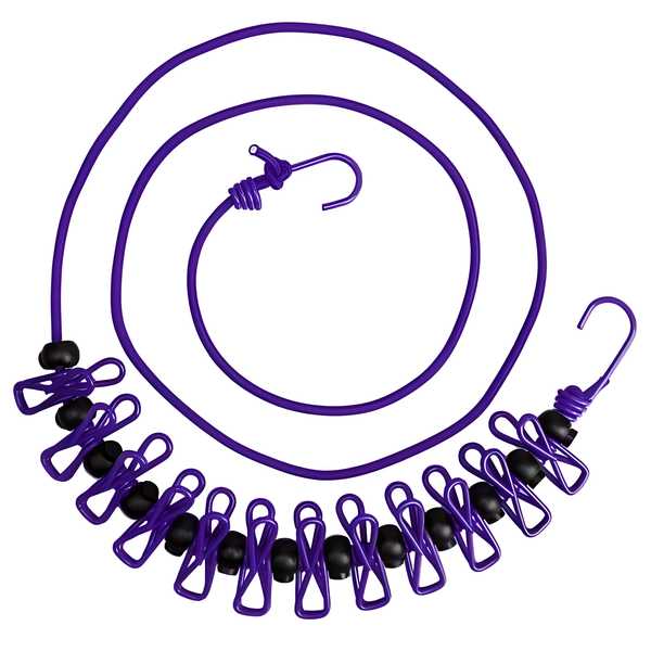 🌟 12 PC Travel Clothesline 🌟