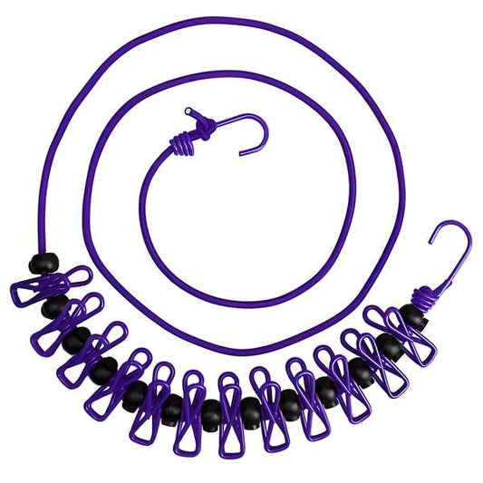 🌟 12 PC Travel Clothesline 🌟