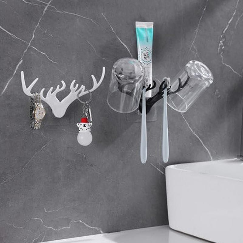 🦌 Deer Horns Antler Shaped Storage Hook Wall