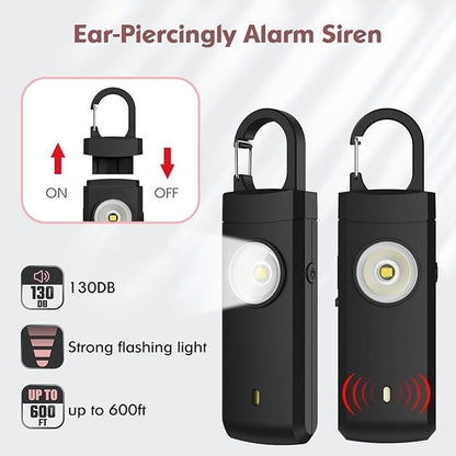 🔒 Rechargeable Personal Safety Alarm for Women 🚨