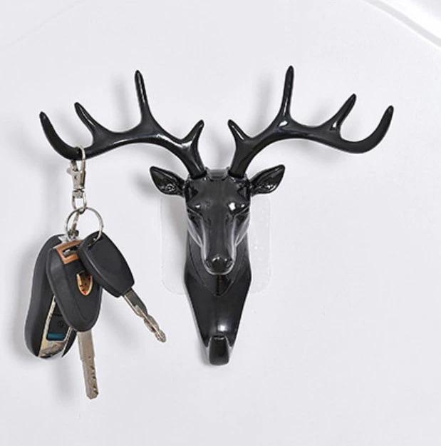 🦌 Deer Head Self-Adhesive Hanging Hook 🔑