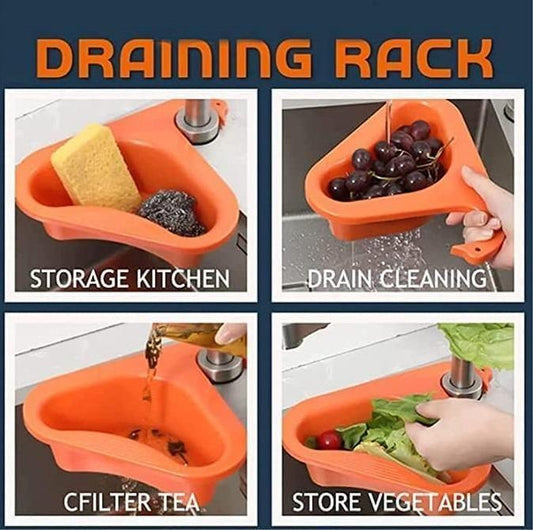🌟 Multipurpose Plastic Kitchen Sink Organizer - Pack of 2