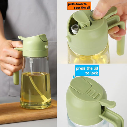 🛢️ 500ml Portable Sprayer Oil Dispenser – Cook Smarter, Anywhere! 🌟