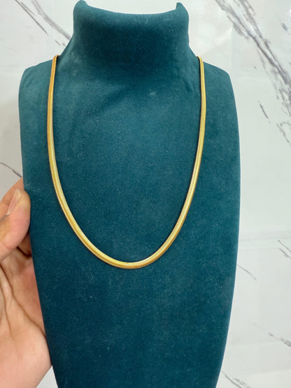 🐍 Men's Golden Snake Chain