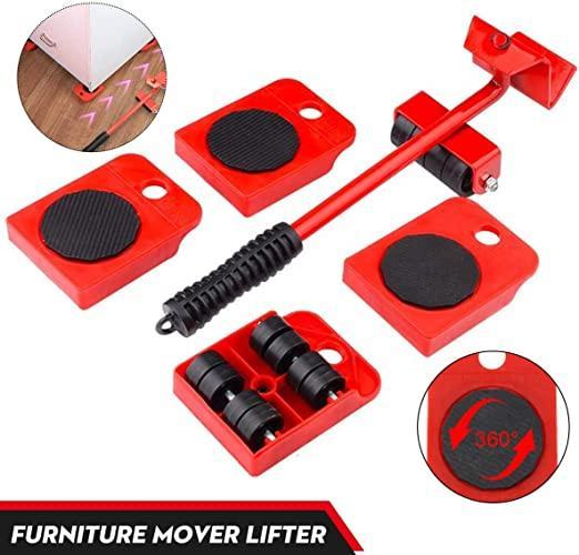 🏠 Furniture Lifter - Heavy Duty Furniture Shifting Tool Set with Wheel Pads