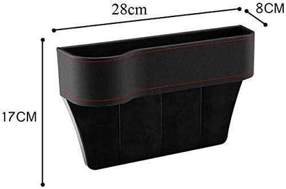🚗 PU Leather Car Console Side Organizer for Seat Pockets 🎒