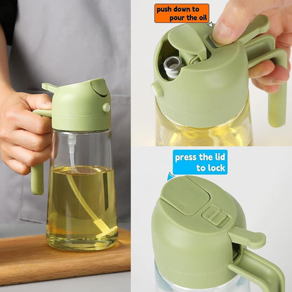 🛢️ 500ml Portable Sprayer Oil Dispenser – Cook Smarter, Anywhere! 🌟