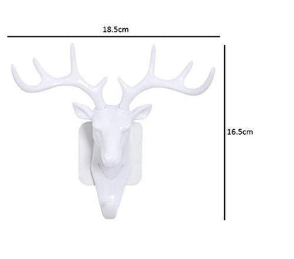 🦌 Deer Head Self-Adhesive Hanging Hook 🔑