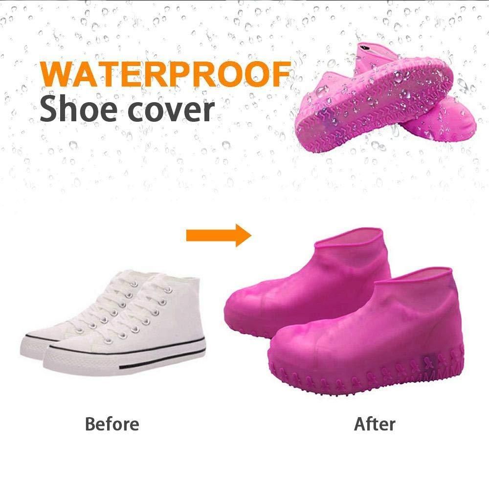 🌧️ Silicone Reusable Anti-Skid Waterproof Boot Cover Shoe Protector 👟