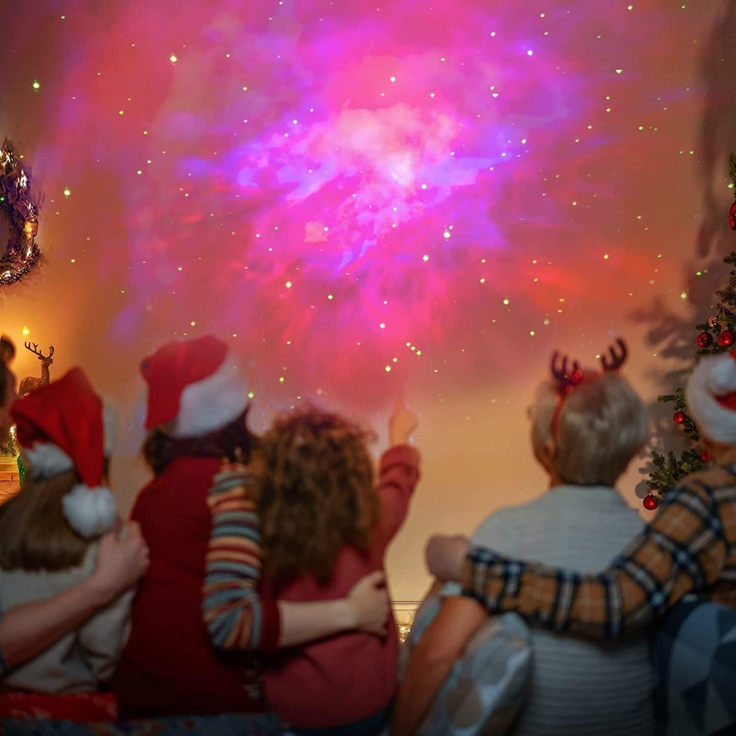 🌌 Astronaut Galaxy Projector – 360° Magnetic Head Rotation, Remote Control 🌠