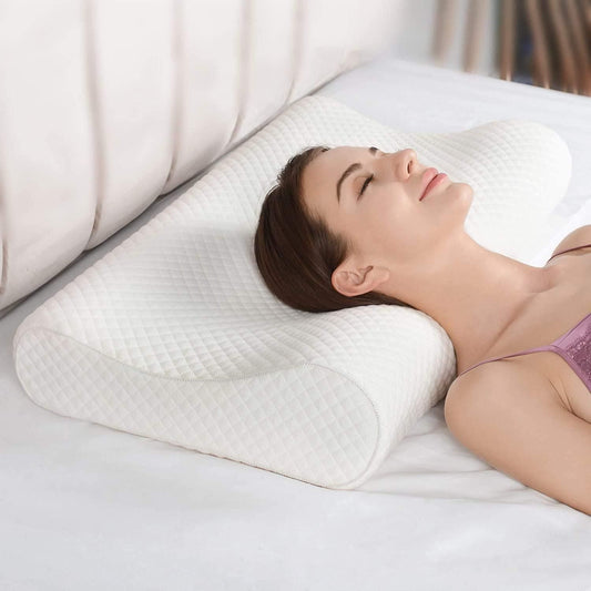 🛏️ Orthopedic Pillow Neck Slider – Memory Foam 🌟