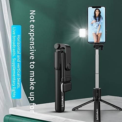 📷 Extendable 3-in-1 Selfie Stick Tripod with Bluetooth Remote