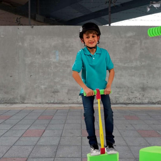 🦘 Foam Pogo Jumper - Fun & Safe Jumping Stick 🌈