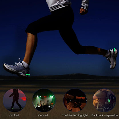 👟 LED Shoes Clip Lights USB Charging