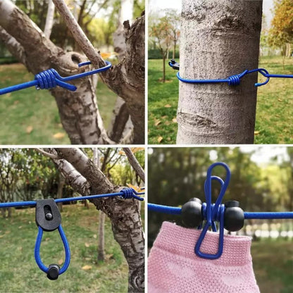 🌟 12 PC Travel Clothesline 🌟