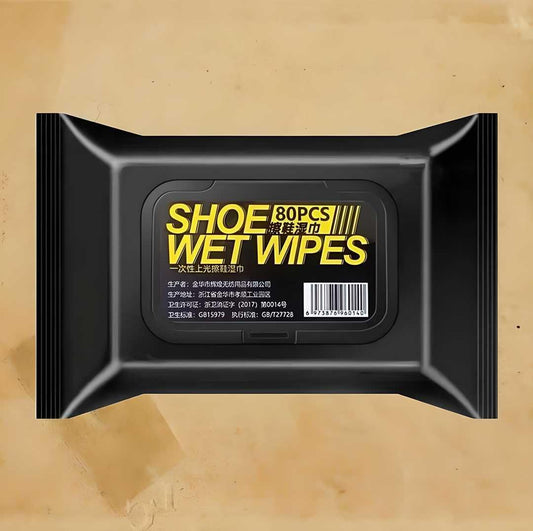 🧽 Natural Sneaker & Shoe Cleaner Wipes (Pack of 80)