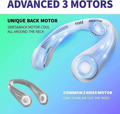 💨 Portable Bladeless Hanging Rechargeable Neck Fan 🔋