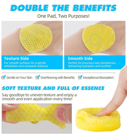 🧴 Turmeric Kojic Acid Cleansing Pads ✨