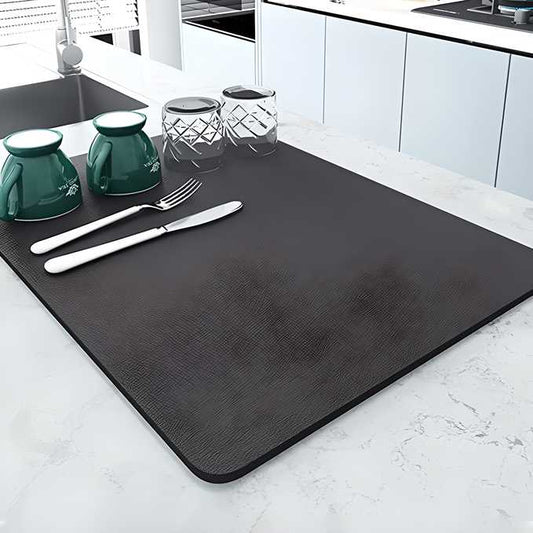 🧽 Quick-Drying Dish Mat Washable