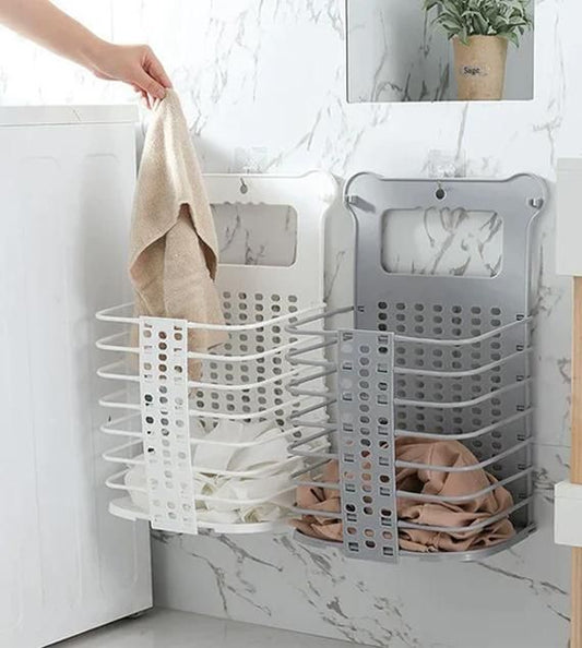 🧺 Plastic Multipurpose Hanging Laundry Basket 🌈