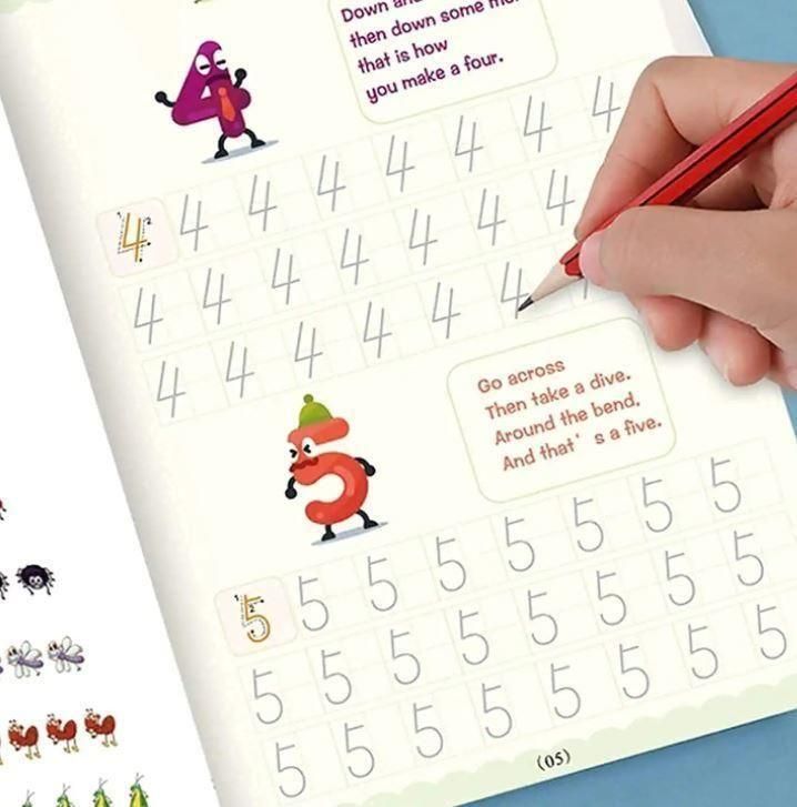 📚 Magic Book Set of 2 (8 Books + 20 Refills + 2 Pens + 2 Grips)