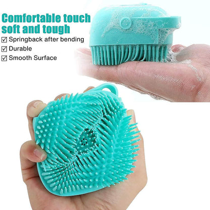 🧼 SCRUBBING Soft Silicone Bath Brush With Hooks for Baby Showers 🌟