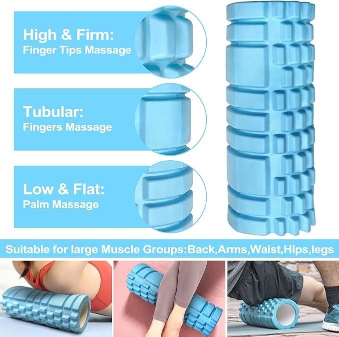 🏋️‍♂️ Foam Roller for Back Pain, Deep Tissue Massage, and Body Pain 🧘‍♀️
