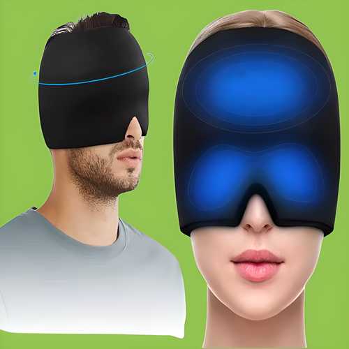 🧊 Migraine Relief Cap & Cold Therapy Head Wrap