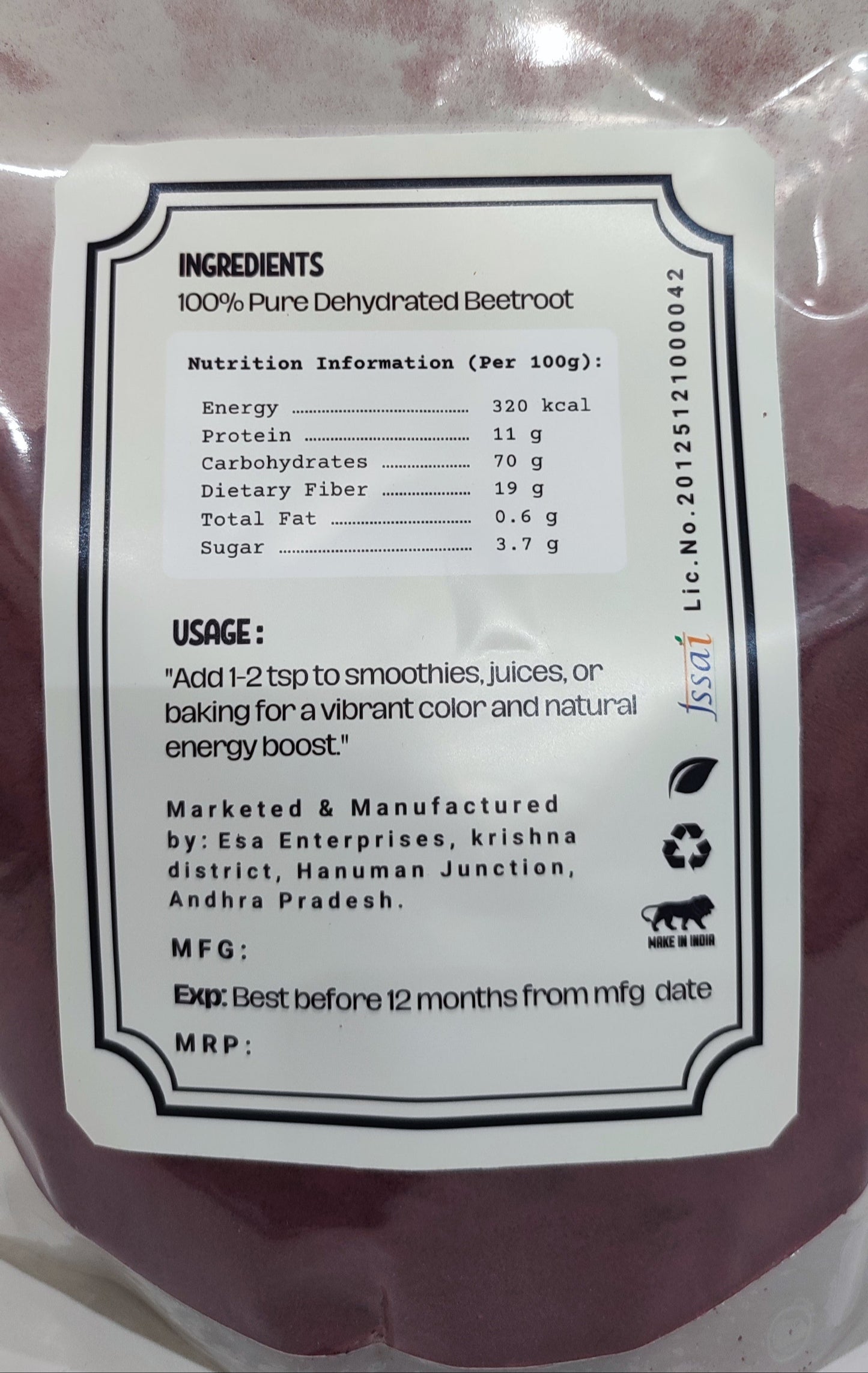 NutriQuest Beetroot Powder