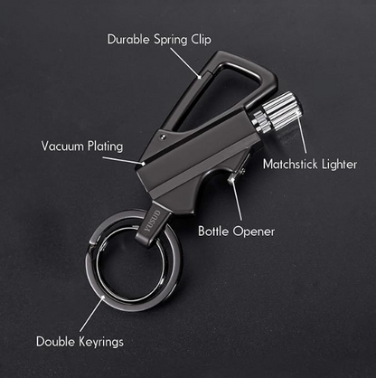 🔥 Matchstick Fire Starter Keychain Bottle Opener
