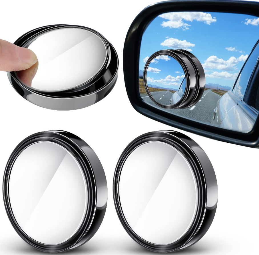 🚗 360-Degree Adjustable Car Rearview Mirror (Set of 2) 🔍